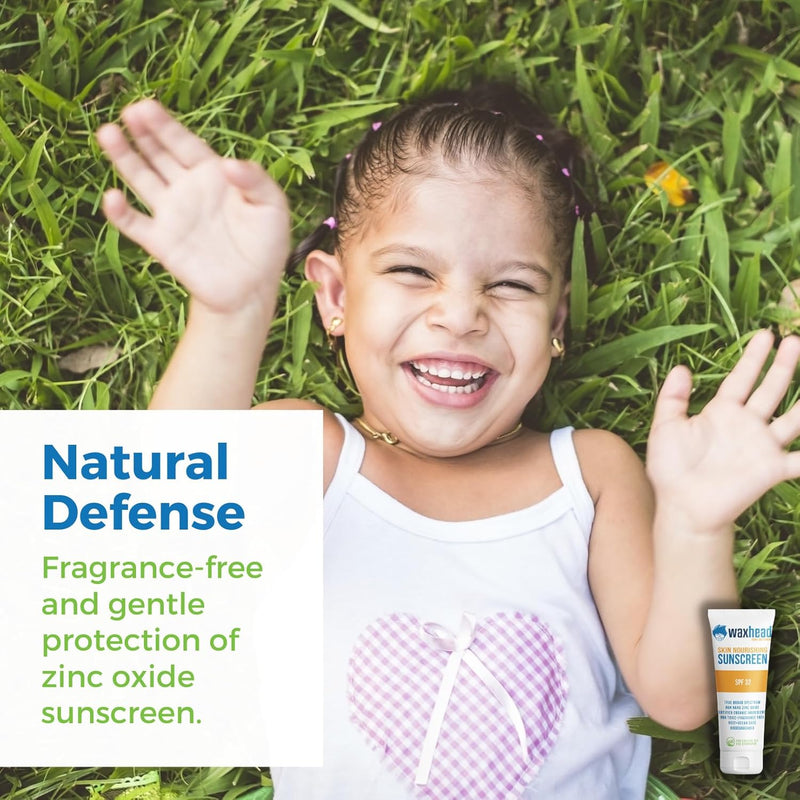 Waxhead Tinted Sunscreen for Face Sunscreen, Zinc Oxide Sunscreen, Kids Sunscreen Kids, Mineral Sunscreen, Zinc Sunscreen