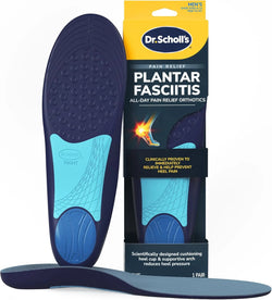 Dr. Scholl’S Plantar Fasciitis Pain Relief Insoles with Arch Support, Men Shoe Sizes 8-13, 1 Pair