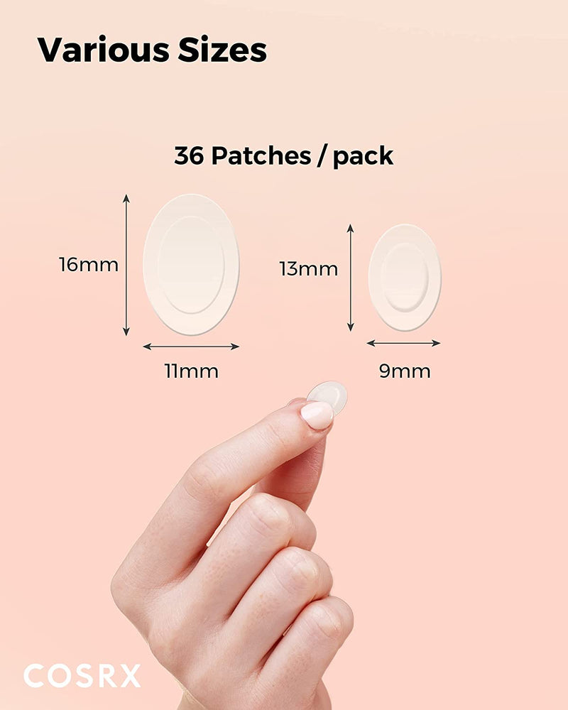 Master Patch Intensive 36 Patches | Oval-Shaped Hydrocolloid Pimple Patch with Tea Tree Oil | Quick & Easy Blemish, Zit, Spot Treatment | Salicylic Acid & Tea Tree Oil | Korean Skin Care