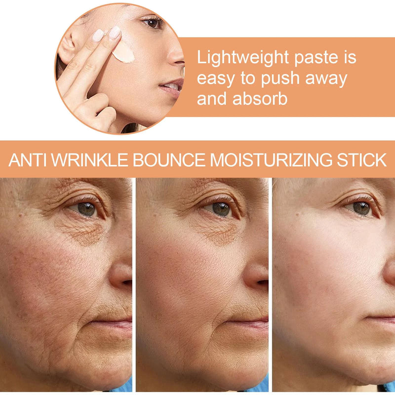 Collagen Boosting Moisturizer Stick, Wrinkle Bounce Multi-Action Moisturizer, Snail Peptide Antiwrinkle Stick, Miracles Wrinkle Bounce Moisturizer